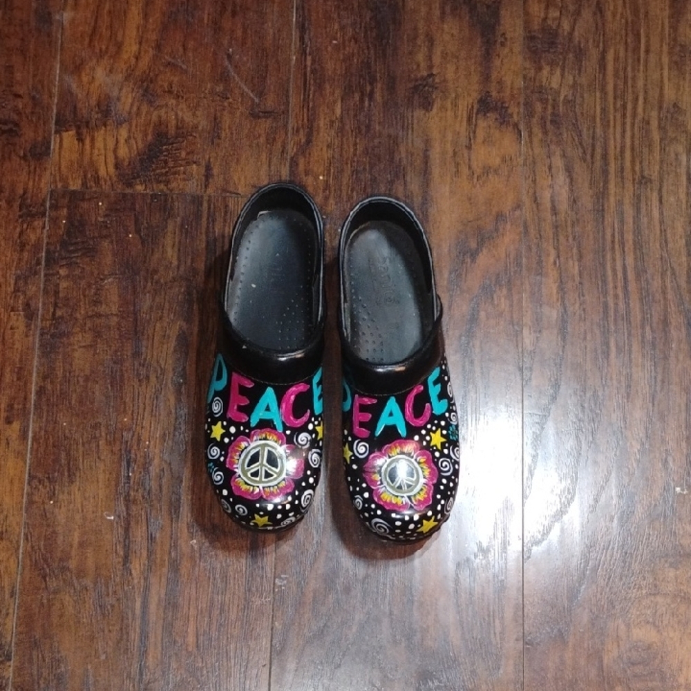 Sanita Black Peace Kids Slippers